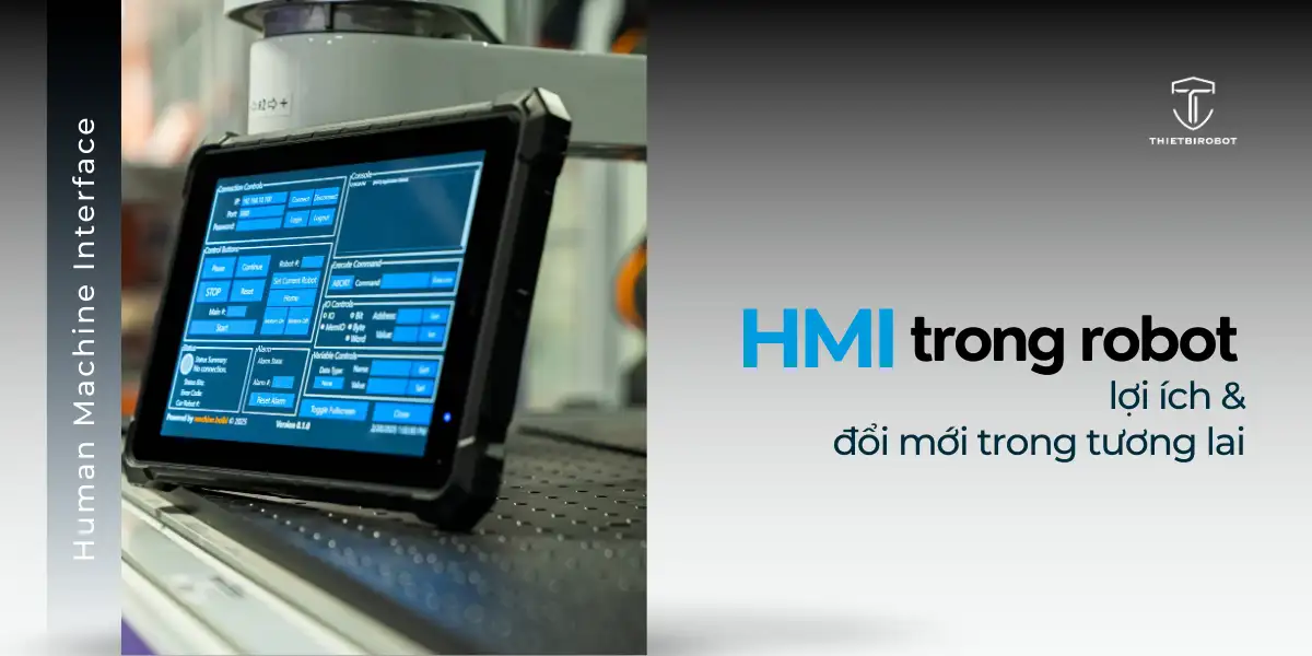 HMI trong robot: lợi ích và những đổi mới trong tương lai