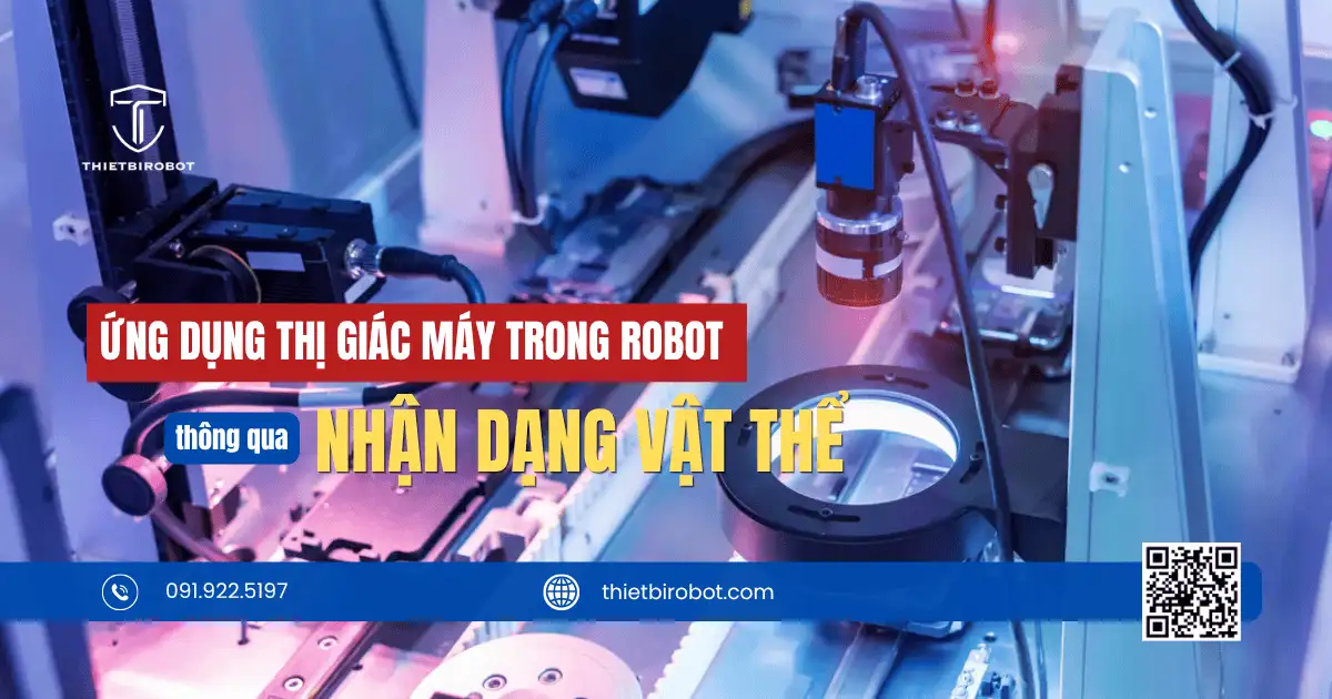 Ứng dụng thị giác máy trong robot bằng nhận dạng vật thể