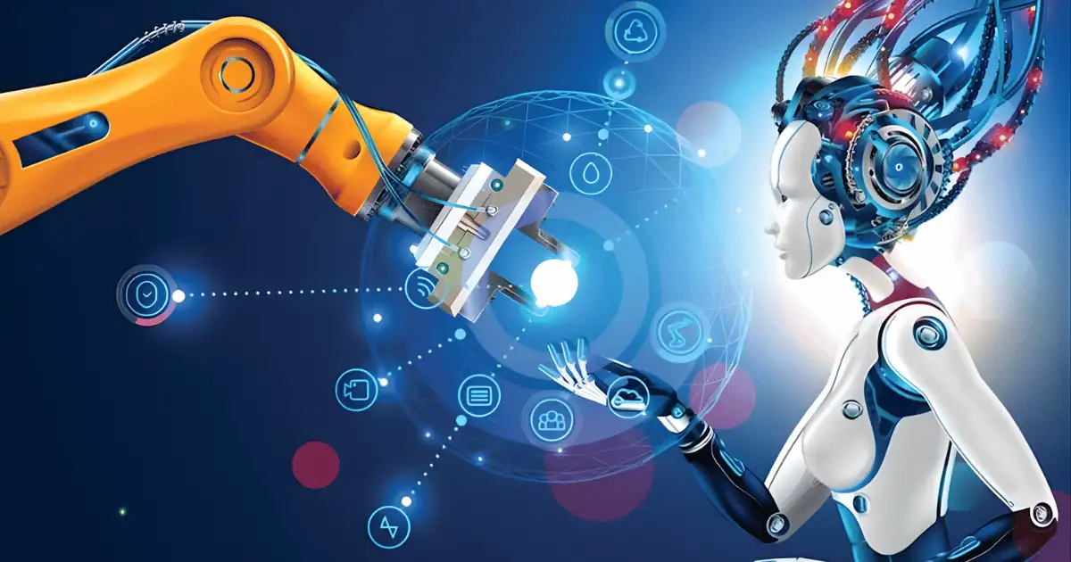 Sự kết hợp giữa trạm robot và trí tuệ nhân tạo AI trong cải tiến sản xuất 2 Sự kết hợp giữa robot và trí tuệ nhân tạo (AI)