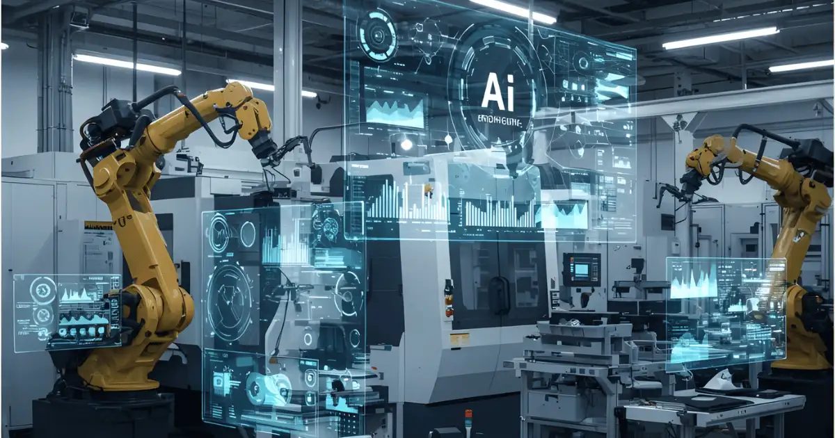 Sự kết hợp giữa trạm robot và trí tuệ nhân tạo AI trong cải tiến sản xuất 4 Ứng dụng robot và trí tuệ nhân tạo (AI) vào trong sản xuất thực tế