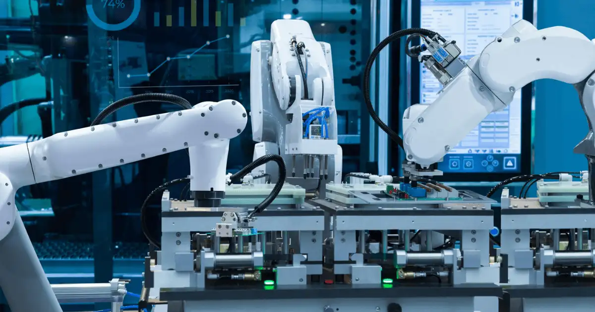 Robot phân loại sản phẩm trong ngành linh kiện điện tử