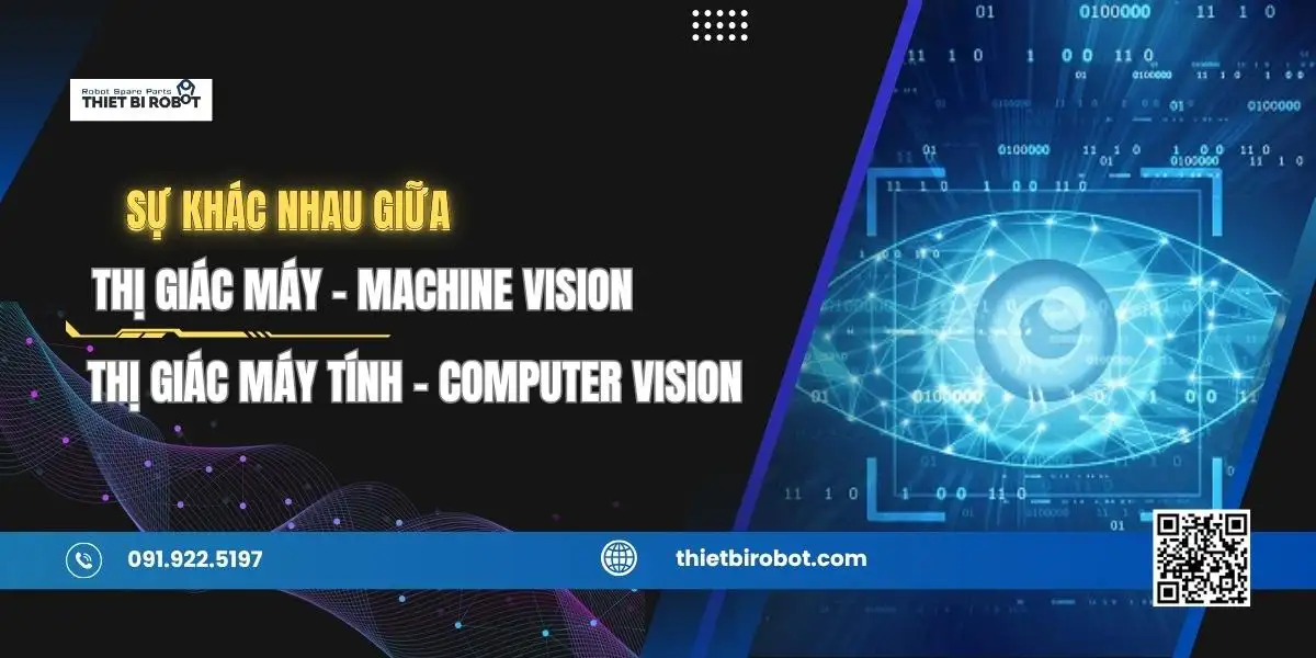 So sánh giữa công nghệ thị giác máy và thị giác máy tính