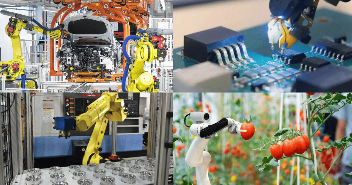 Mật độ robot công nghiệp gia tăng trên khắp châu lục Âu, Á và Mỹ 2 Mật độ robot ngày càng tăng ở một số ngành trọng điểm