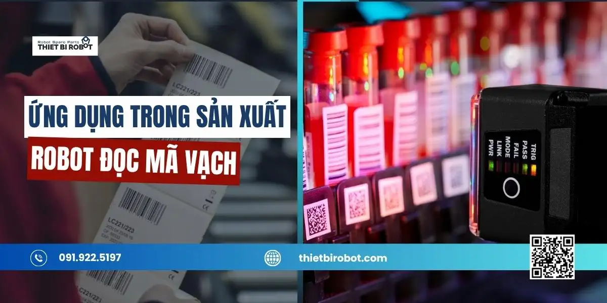 Ứng dụng đọc mã vạch trong công nghiệp tự động hóa