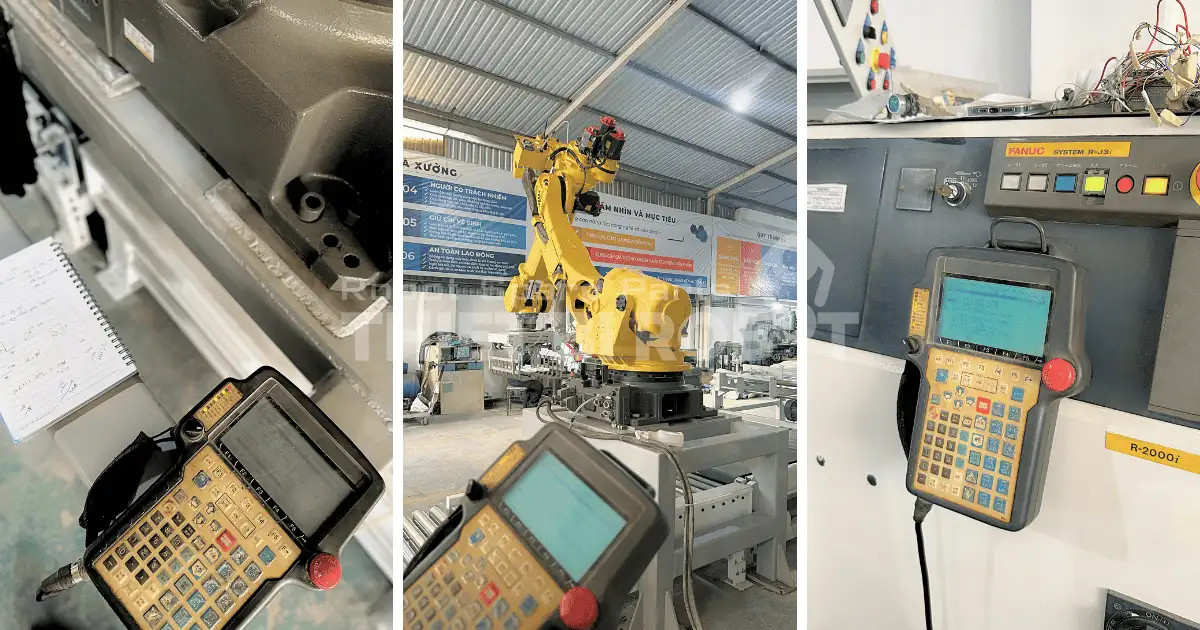 Chức năng các phím bấm trên tay dạy robot FANUC cơ bản 5 Lưu ý khi sử dụng các phím bấm trên tay dạy robot