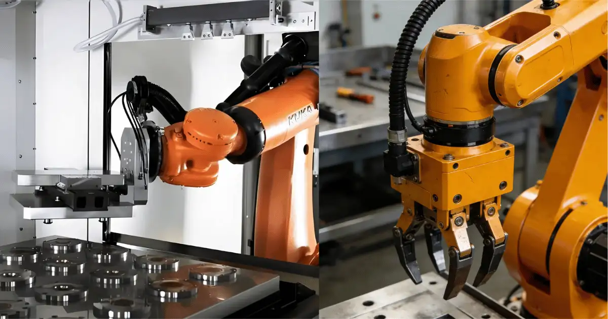 Những điều bạn cần biết về thiết bị gắn ở đầu cánh tay robot 2 Thiết bị gắn ở đầu cánh tay robot được kết hợp chặt chẽ giữa nhiều bộ phận