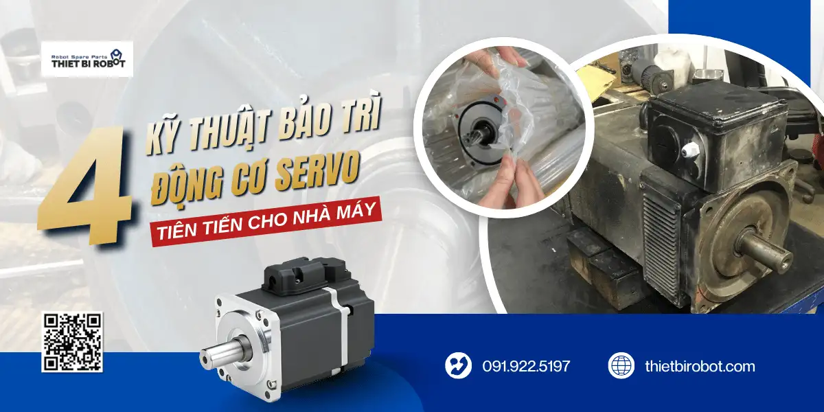4 Kỹ thuật bảo trì động cơ servo tiên tiến cho nhà máy