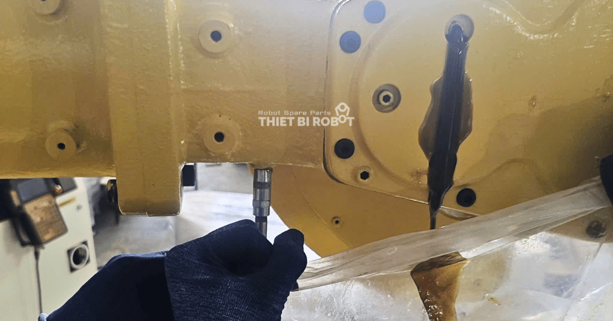 Quy trình sử dụng bộ dụng cụ bôi trơn robot