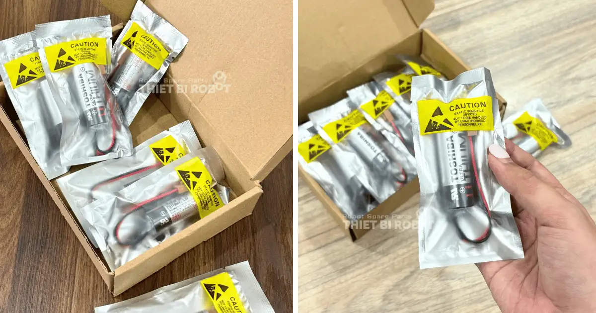 Xử lý lỗi pin robot Mitsubishi và giá pin nuôi nguồn