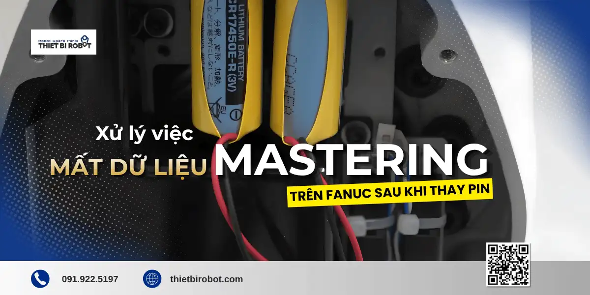 Xử lý việc mất dữ liệu mastering trên Fanuc sau khi thay pin 6 Xử lý việc mất dữ liệu mastering trên Fanuc sau khi thay pin